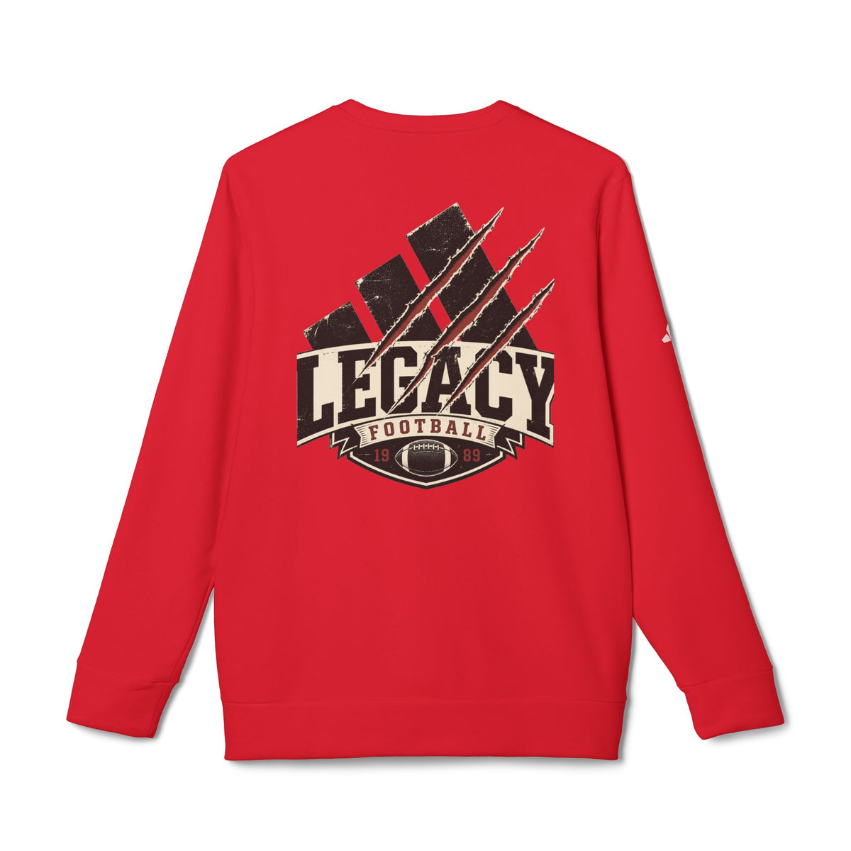 Adidas® x Trigger® Unisex Fleece Crewneck Football Legacy Sweatshirt