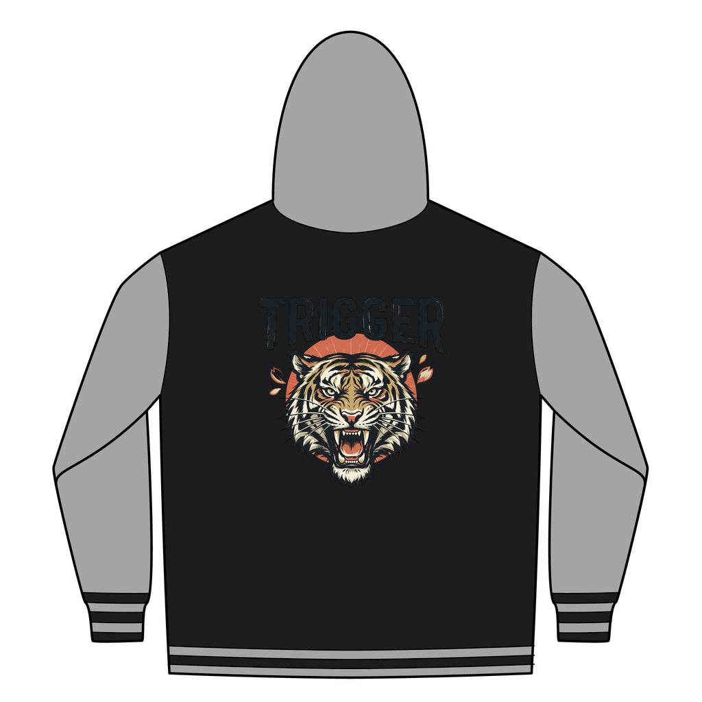 TRIGGER Unisex Heavyweight Varsity Full-Zip Hooded Sweatshirt