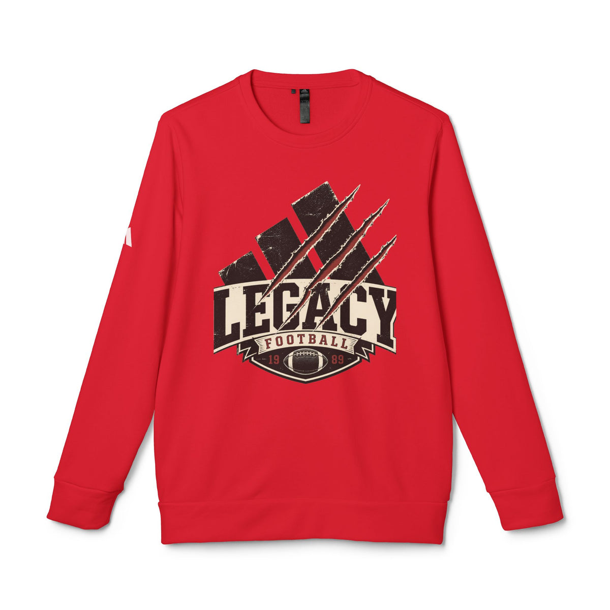 adidas Unisex Fleece Crewneck Legacy Football Sweatshirt