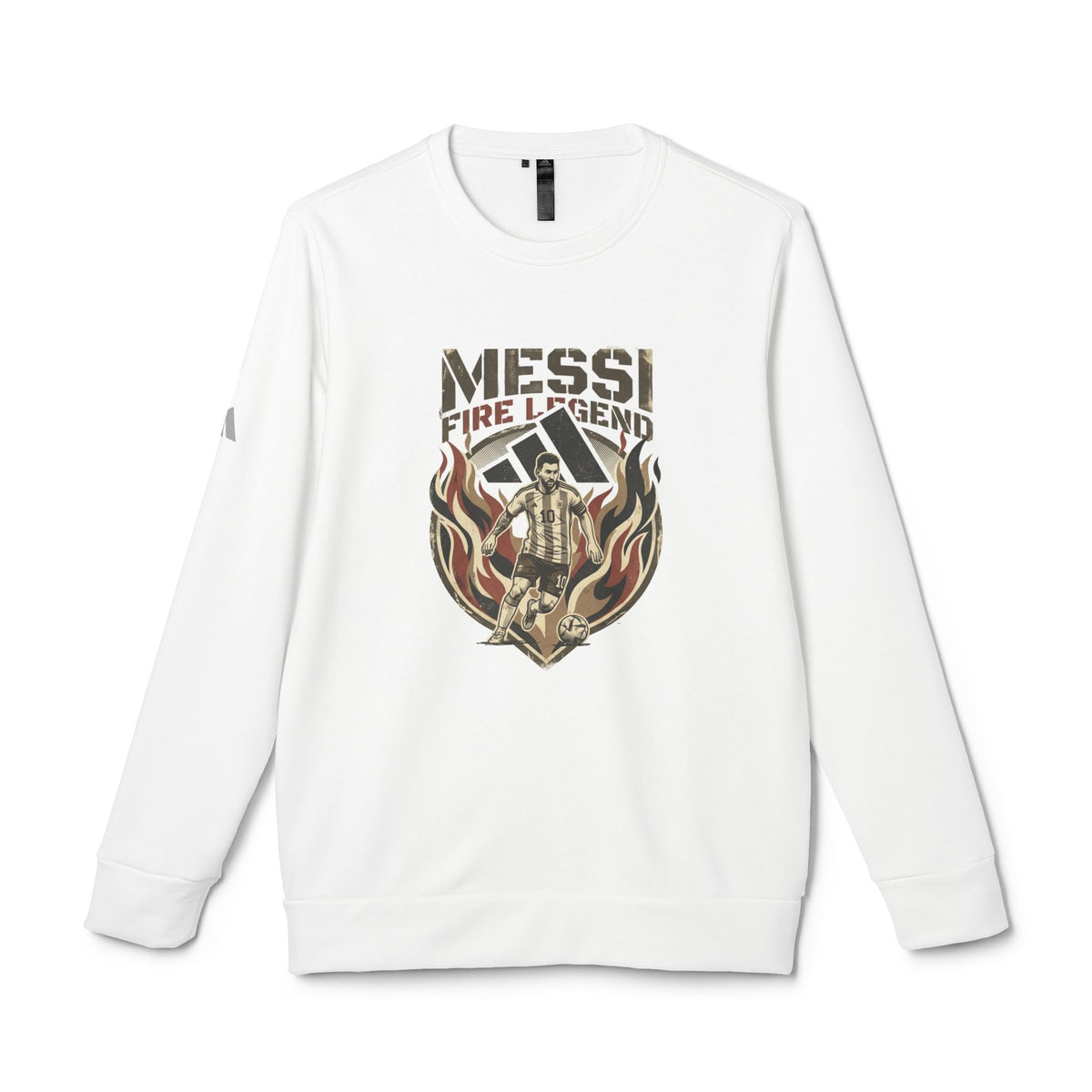 Adidas Unisex "Messi Fire Legend" Fleece Crewneck Sweatshirt