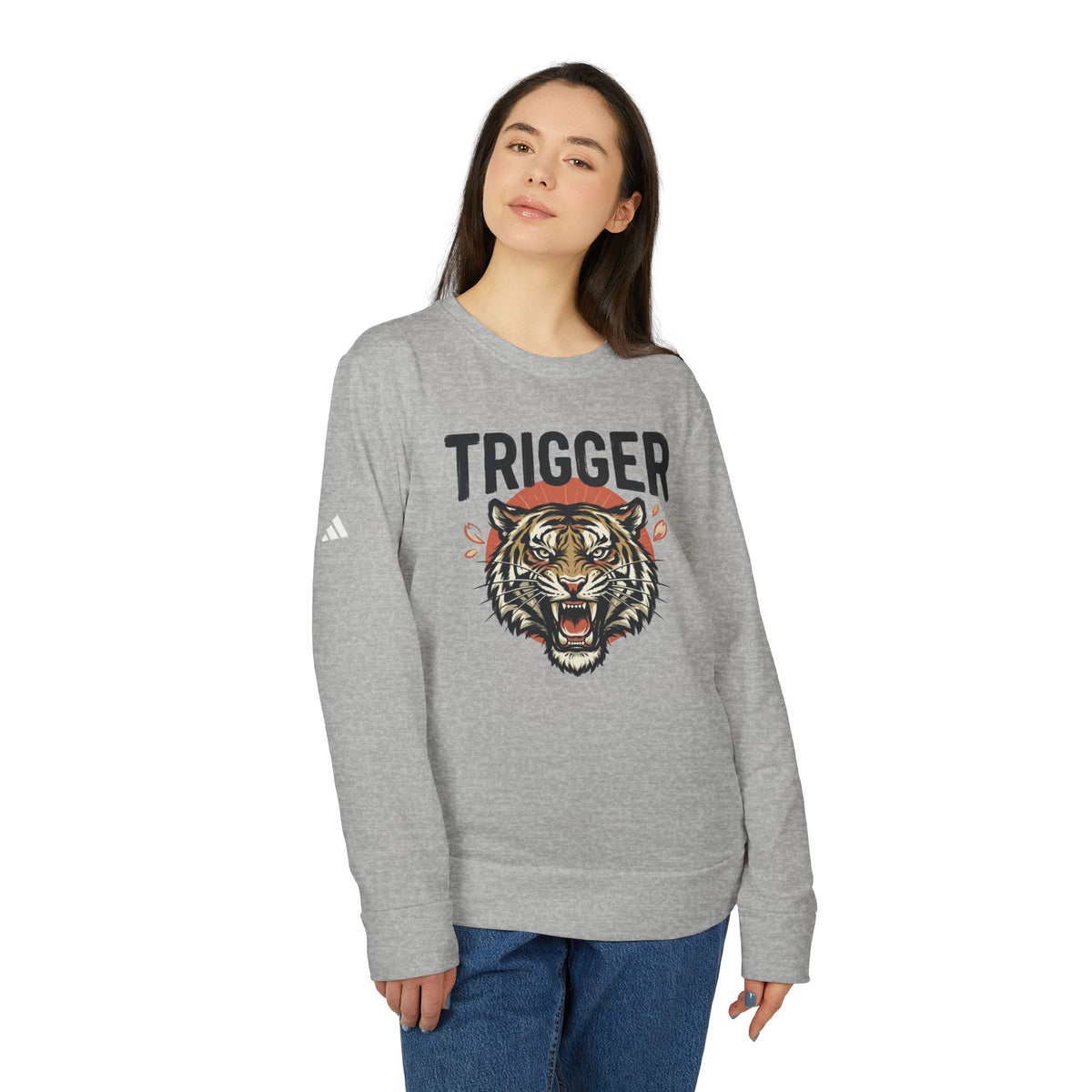 Adidas® x Trigger®  Unisex Fleece Crewneck Sweatshirt