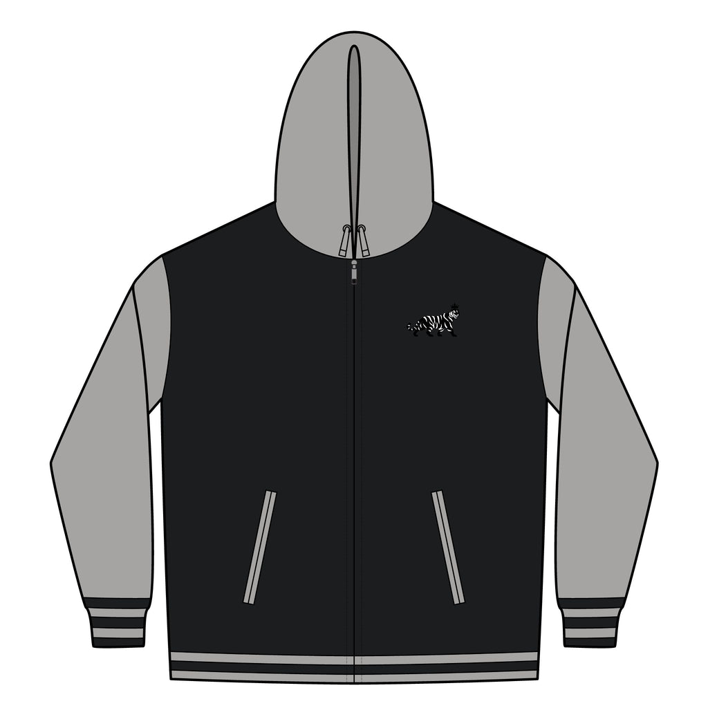 TRIGGER Unisex Heavyweight Varsity Full-Zip Hooded Sweatshirt