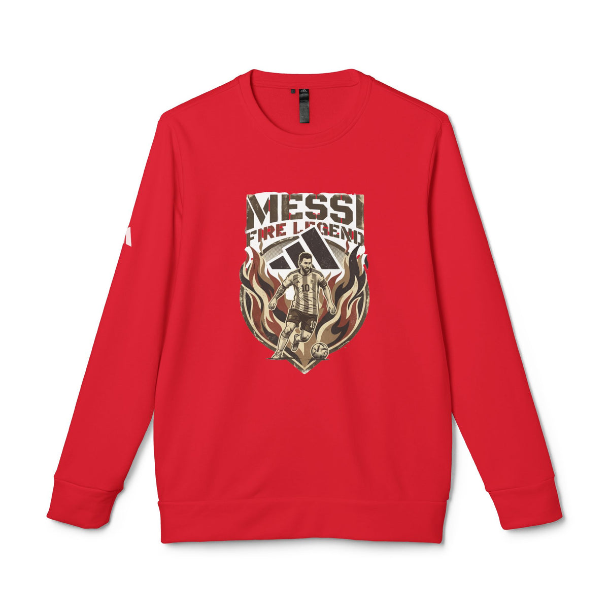 Adidas Unisex "Messi Fire Legend" Fleece Crewneck Sweatshirt