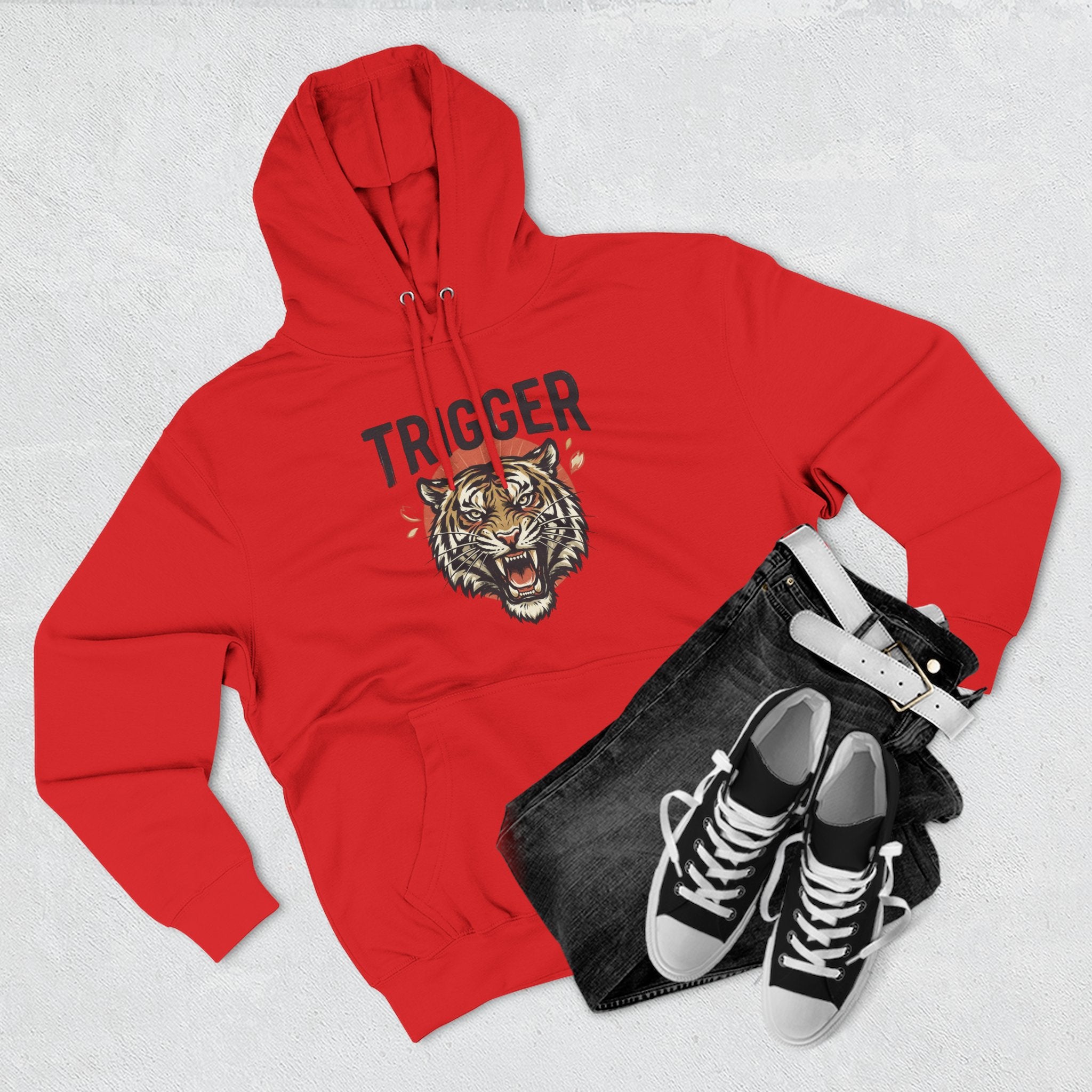 Trigger Three-Panel Fleece Hoodie