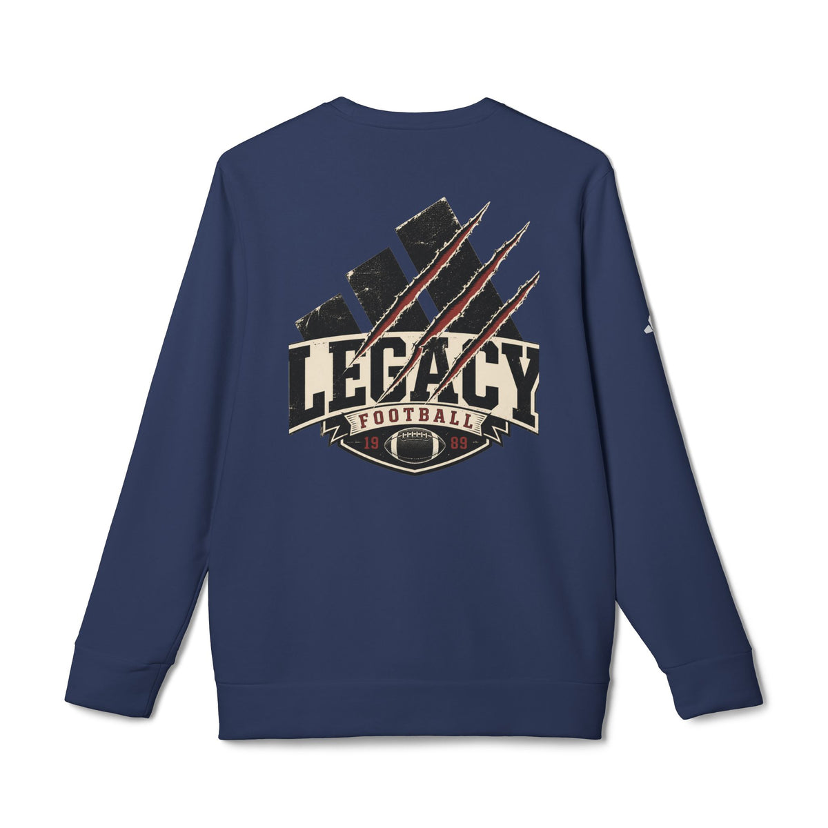 Adidas® x Trigger® Unisex Fleece Crewneck Football Legacy Sweatshirt