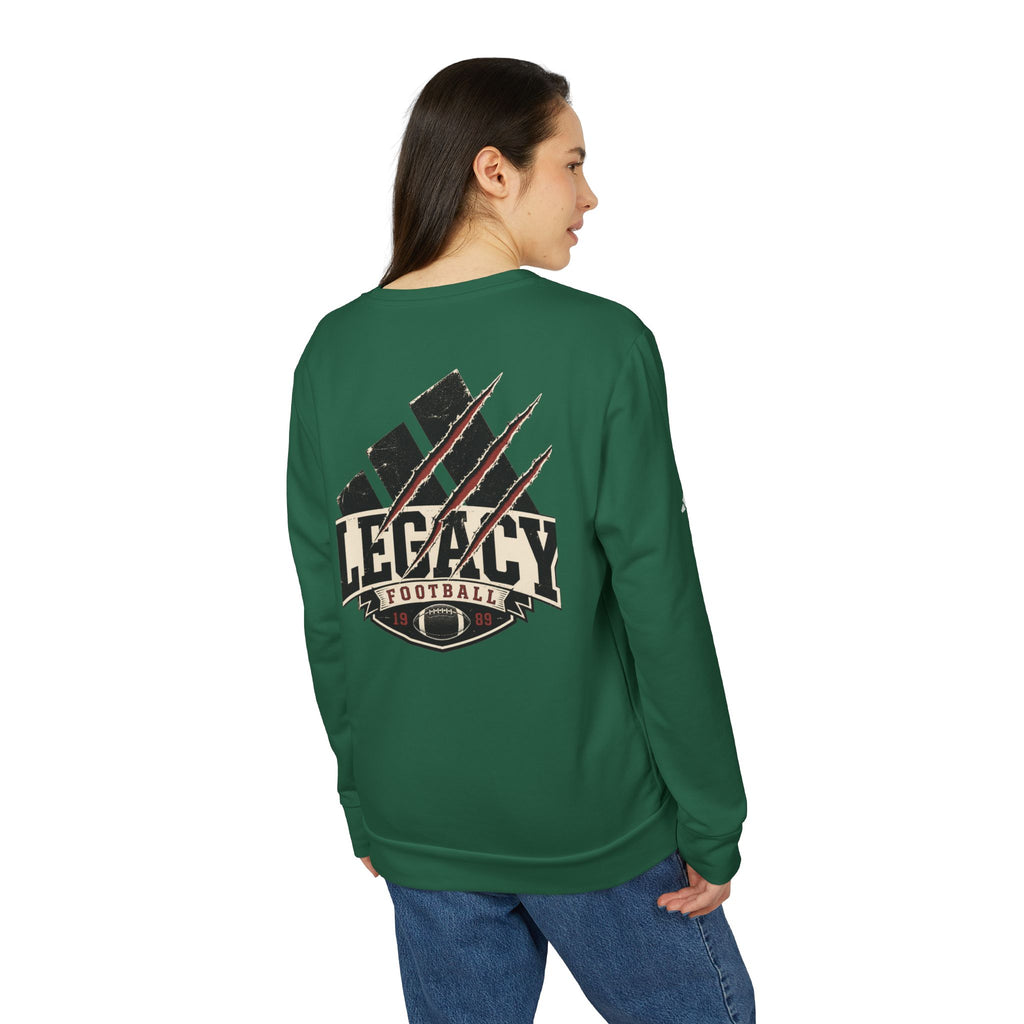 Adidas® x Trigger® Unisex Fleece Crewneck Football Legacy Sweatshirt