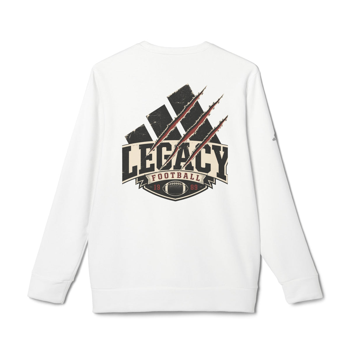 Adidas® x Trigger® Unisex Fleece Crewneck Football Legacy Sweatshirt
