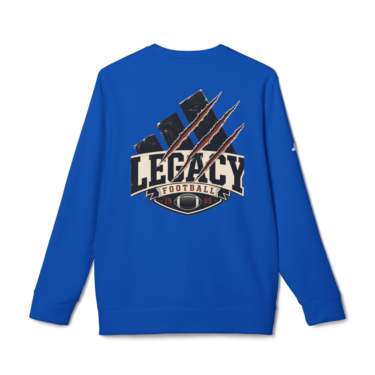Adidas® x Trigger® Unisex Fleece Crewneck Football Legacy Sweatshirt