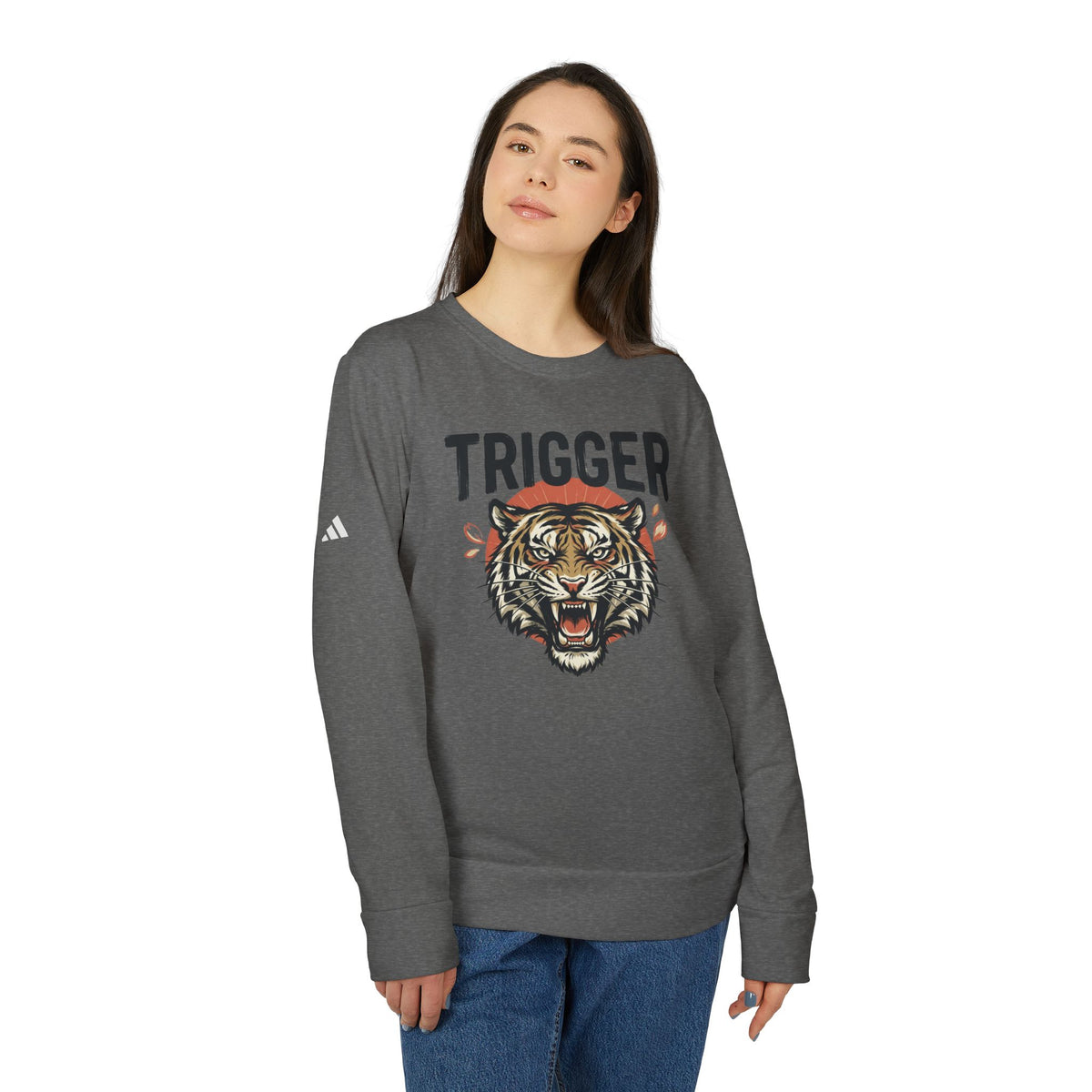 Adidas® x Trigger®  Unisex Fleece Crewneck Sweatshirt