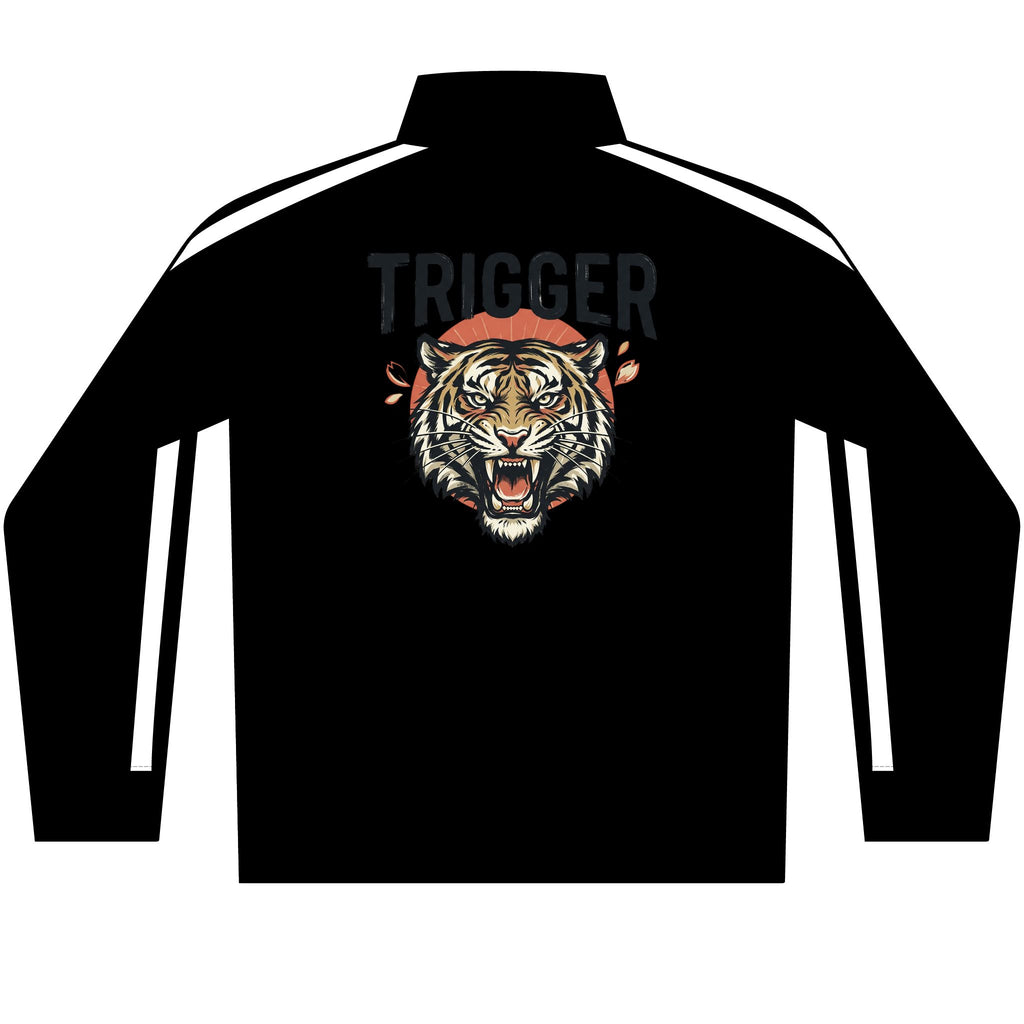 Trigger Men's Lightweight Poly-Tech Full-Zip Track Jacket