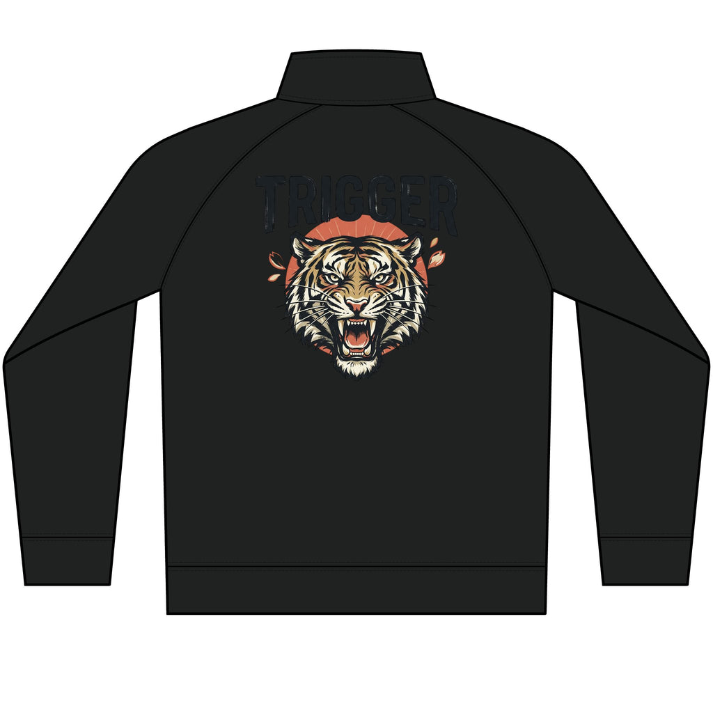 Trigger Men's Lightweight Poly-Tech Full-Zip Track Jacket