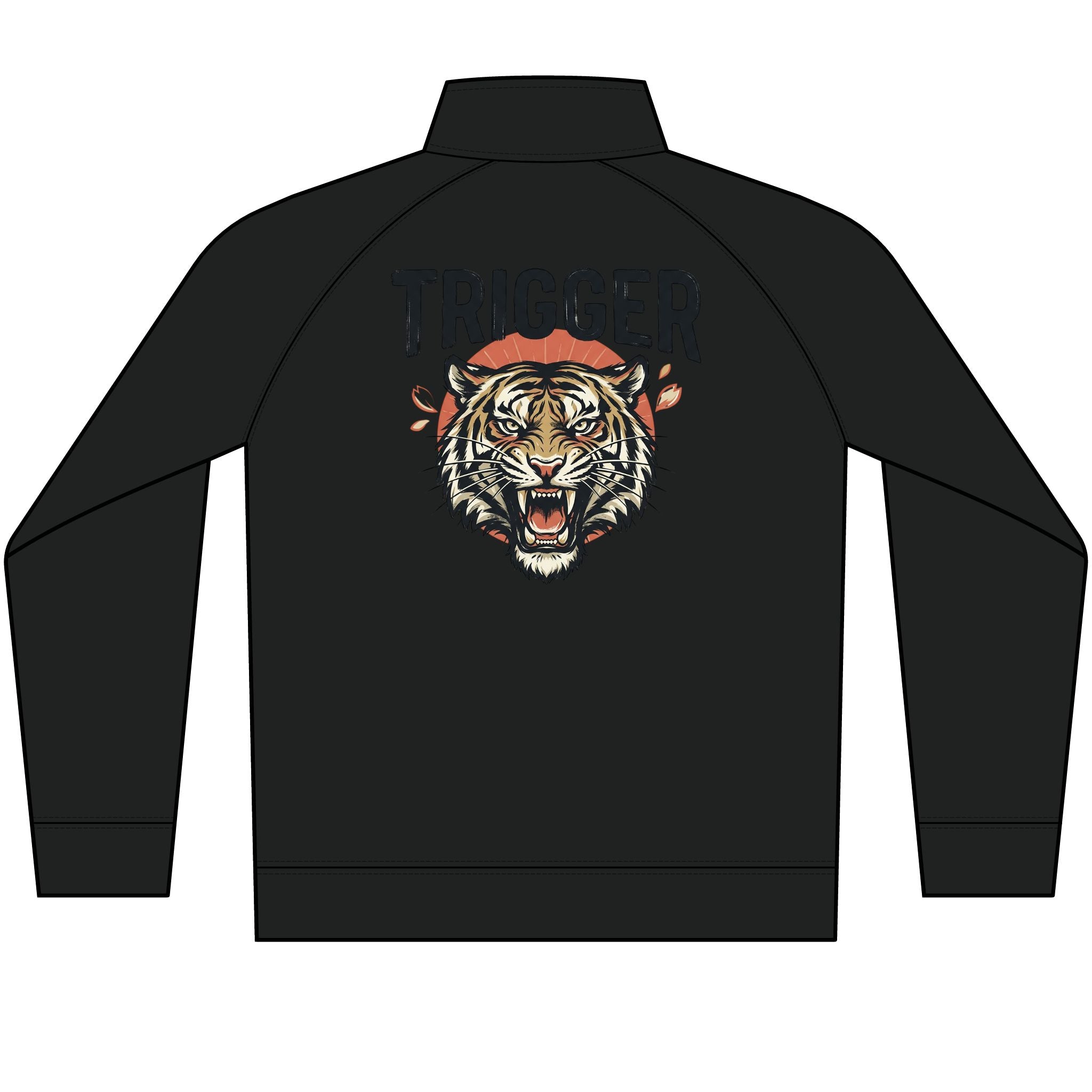 Trigger Men's Lightweight Poly-Tech Full-Zip Track Jacket