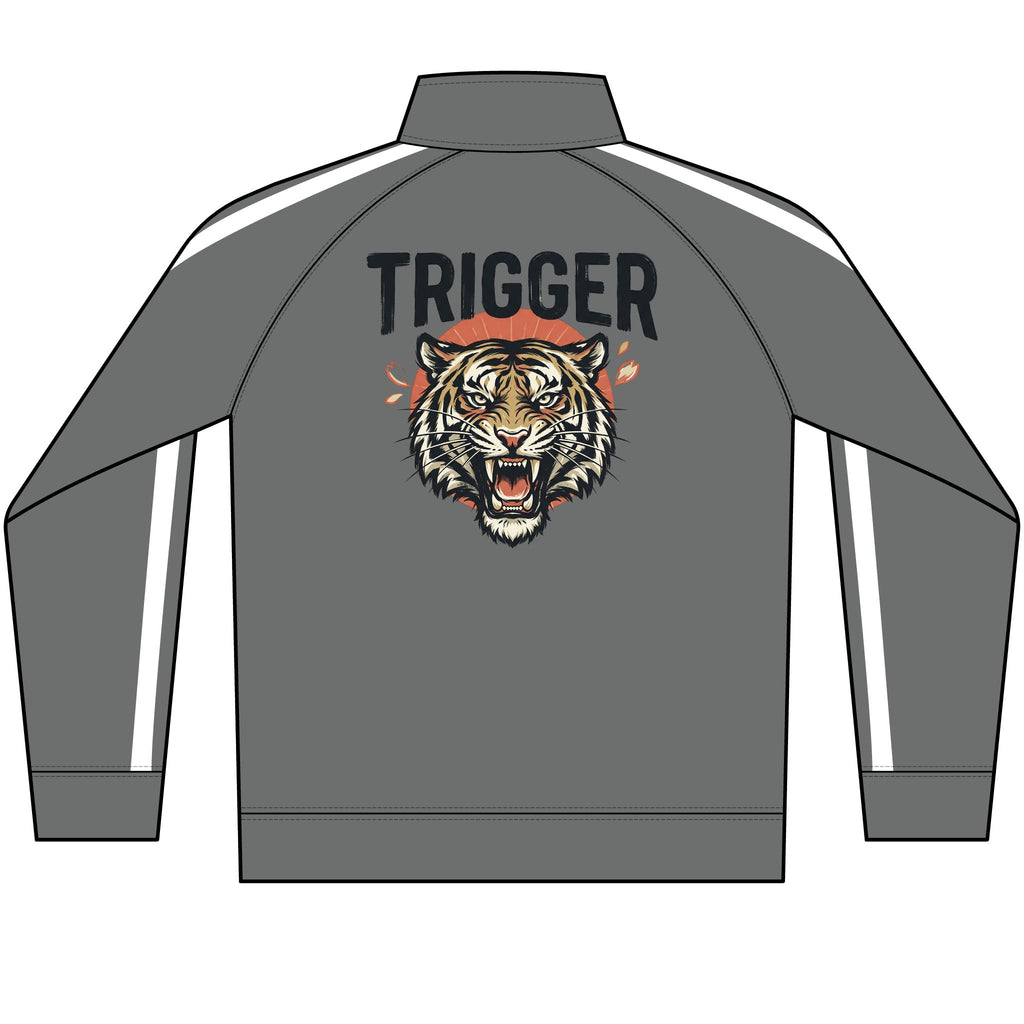 Trigger Men's Lightweight Poly-Tech Full-Zip Track Jacket