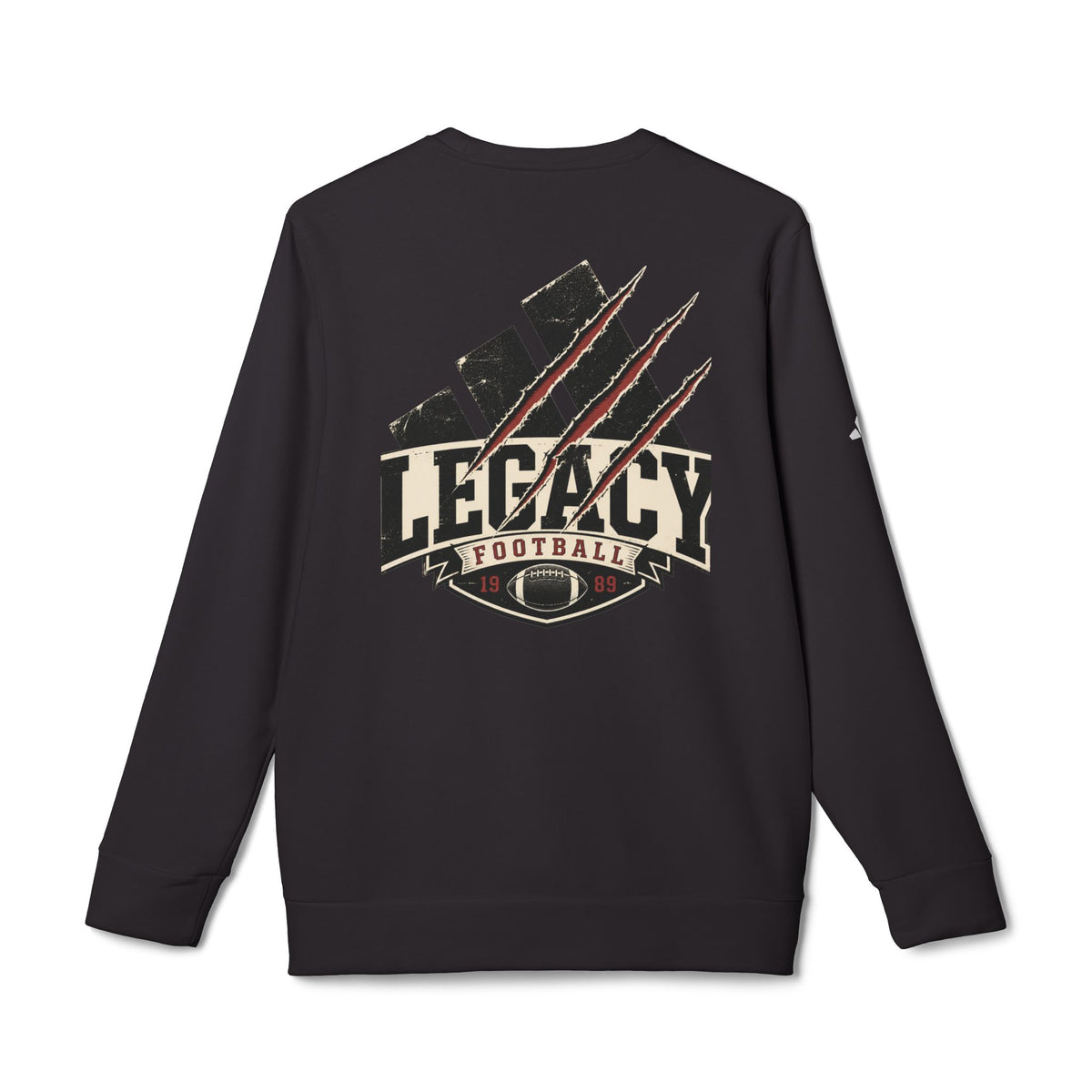 Adidas® x Trigger® Unisex Fleece Crewneck Football Legacy Sweatshirt