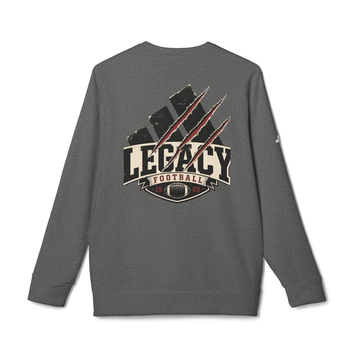Adidas® x Trigger® Unisex Fleece Crewneck Football Legacy Sweatshirt