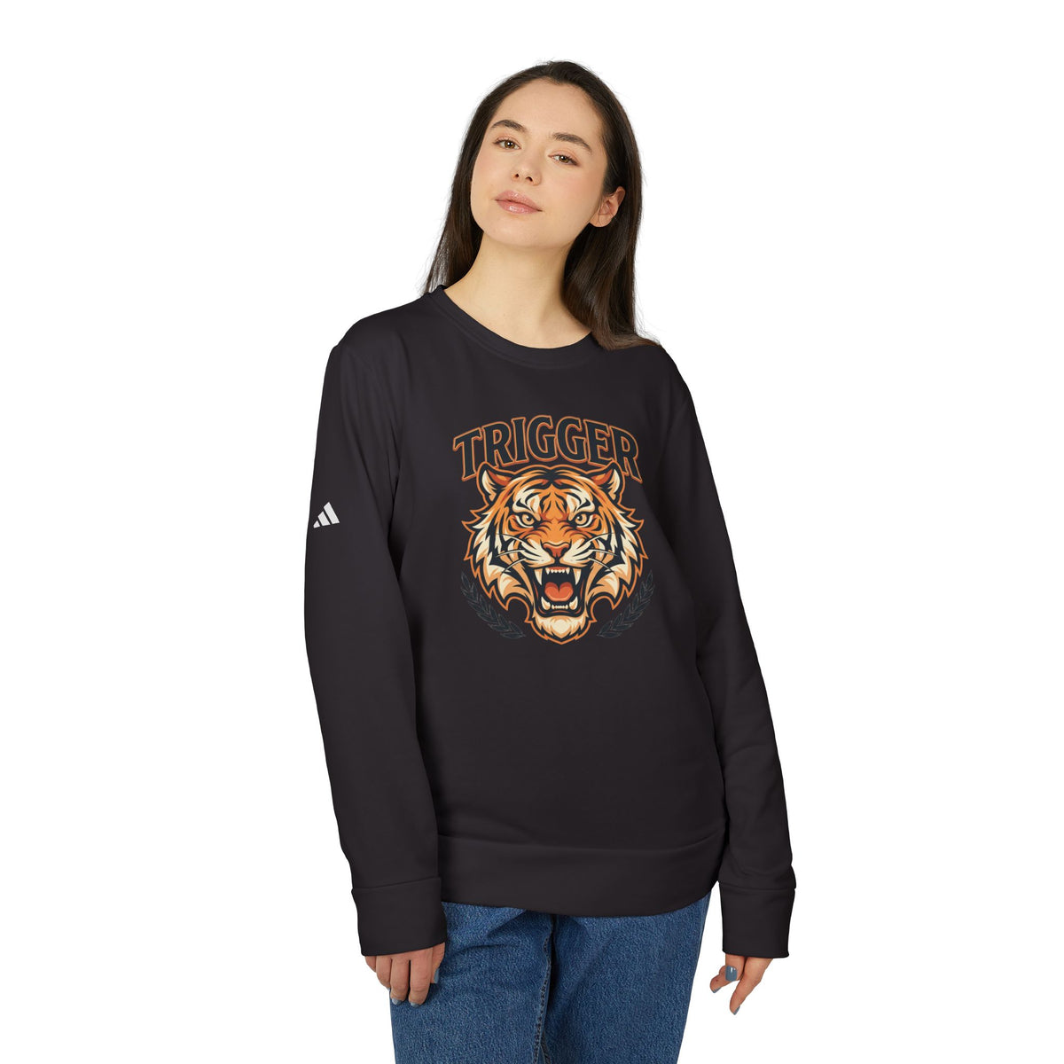Adidas® x Trigger® Fleece Crewneck Sweatshirt