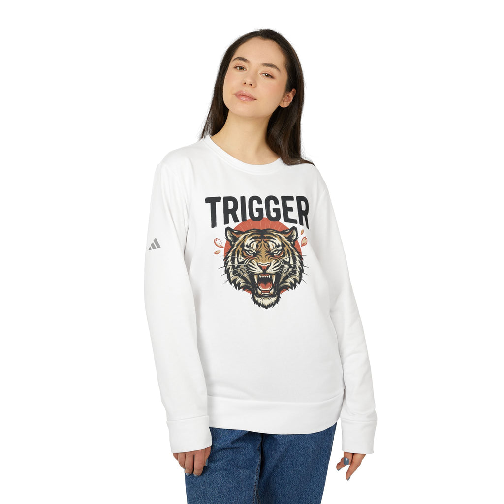Adidas® x Trigger® Unisex Fleece Crewneck Football Legacy Sweatshirt