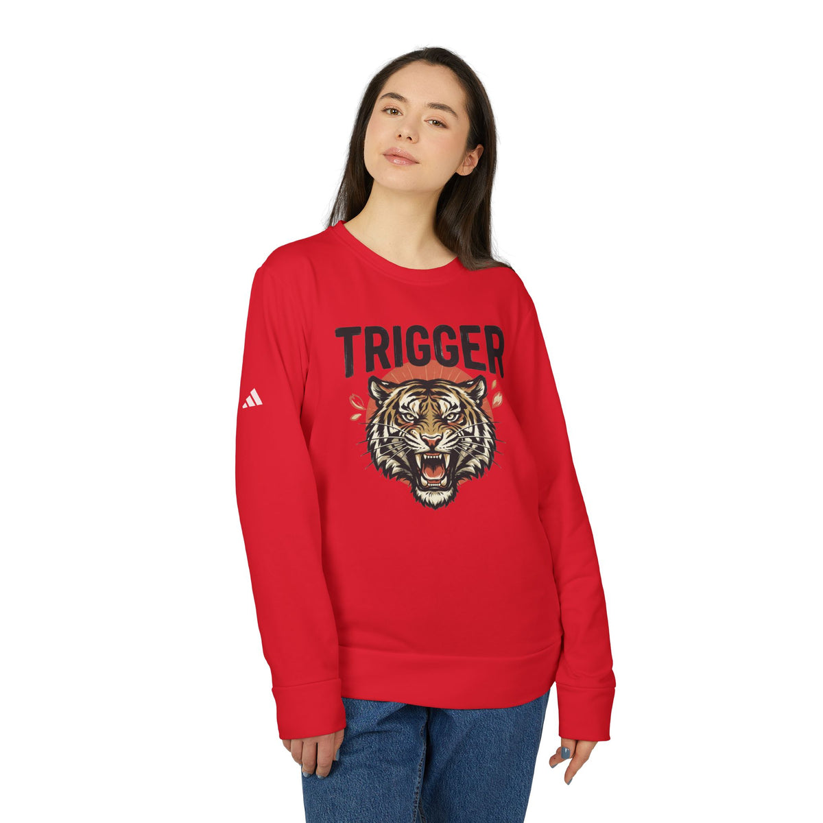 Adidas® x Trigger®  Unisex Fleece Crewneck Sweatshirt