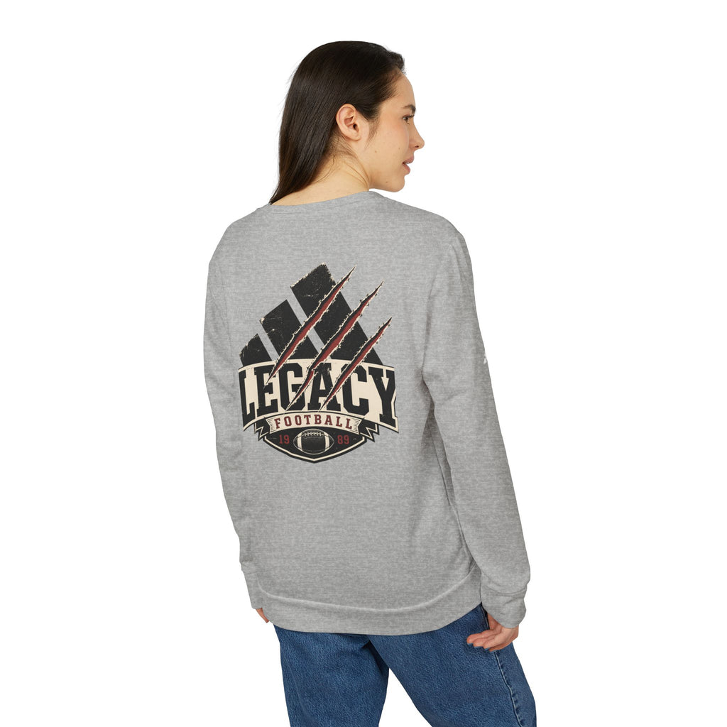 Adidas® x Trigger® Unisex Fleece Crewneck Football Legacy Sweatshirt