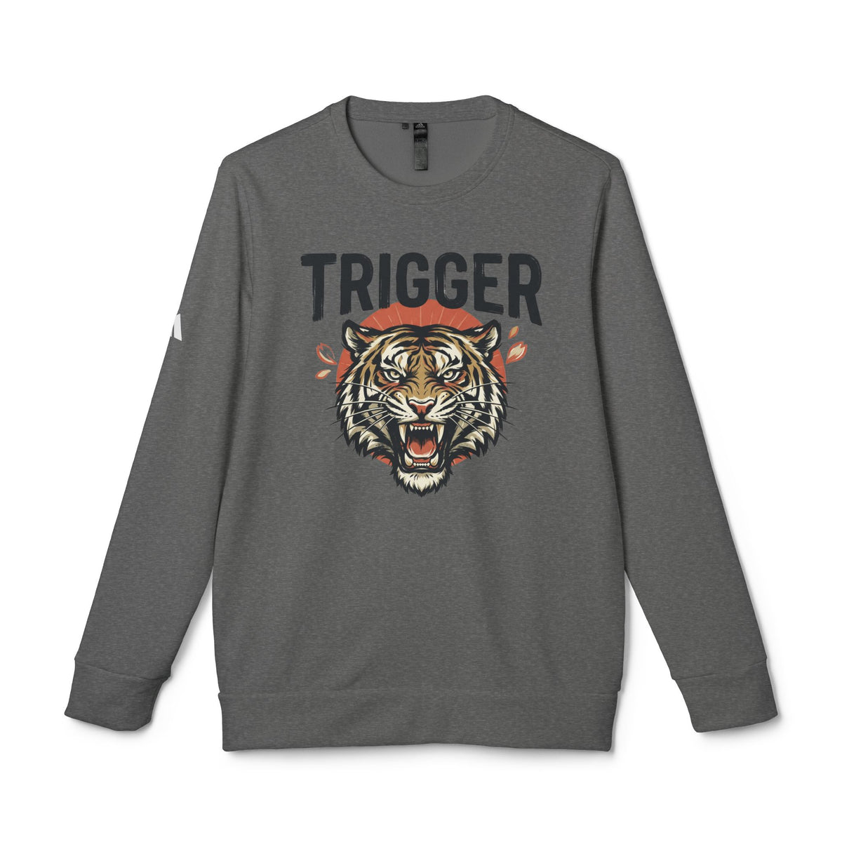Adidas® x Trigger® Unisex Fleece Crewneck Football Legacy Sweatshirt