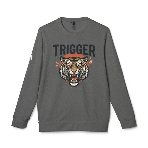 Adidas® x Trigger® Unisex Fleece Crewneck Football Legacy Sweatshirt