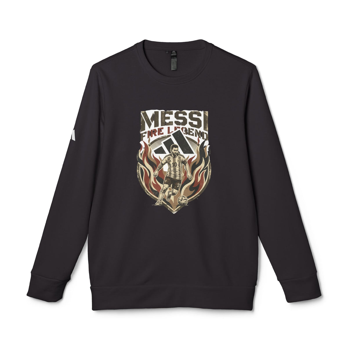 Adidas Unisex "Messi Fire Legend" Fleece Crewneck Sweatshirt